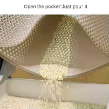 Large Double Layer Cat Litter Mat - Waterproof Non-Slip Washable