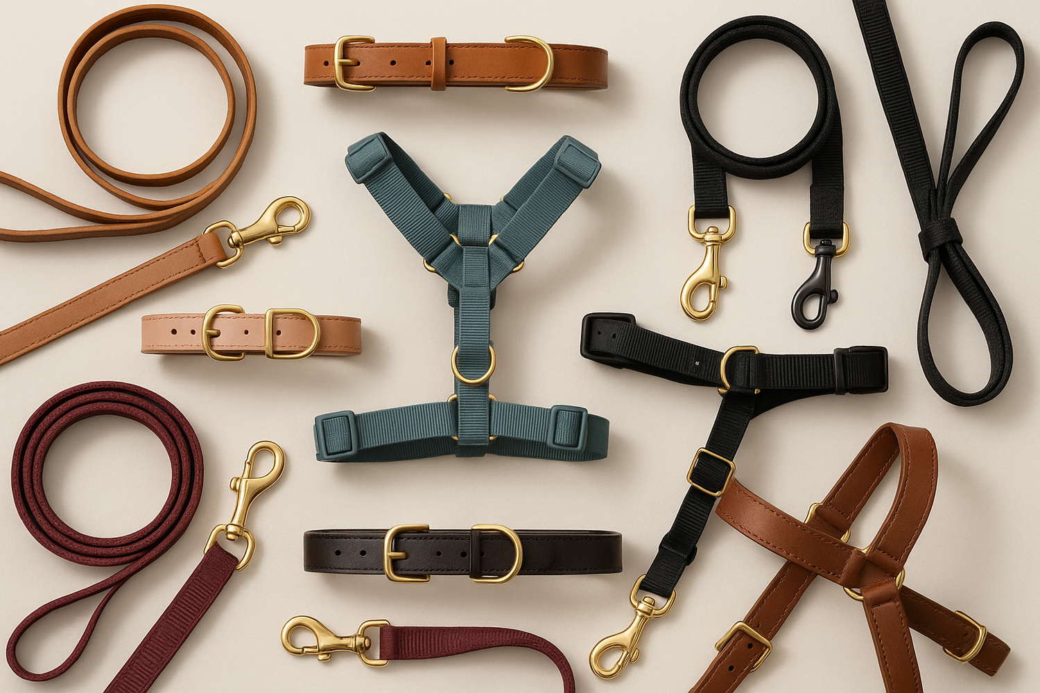 Collars, Leashes & Harnesses